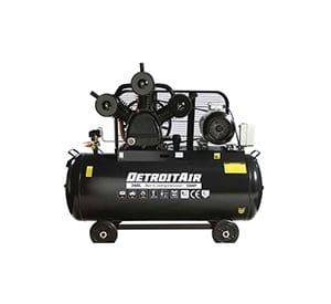 DeTroit Belt Drive Piston Compressor 7.5kW 1250l/min @ 8bar 360l tank Three Phase